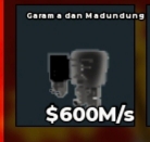 BS12929 Garama and Madundung Phantom 600M/s