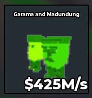 BS12936 Garama and Madundung Radioactive 425M/s
