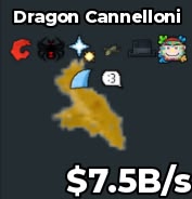 BS12966 Dragon Cannelloni Gold 7.5B/s