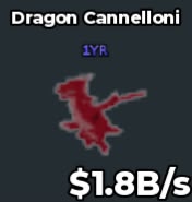 BS12976 Dragon Cannelloni Bloodrot 1.8B/s