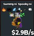 BS12999 Sammyni Spookyni 2.9B/s