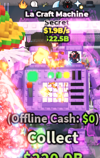LA CRAFT MACHINE 1.9B/S (FIRE + 6 TRAITS) – STEAL A BRAINROT – FAST DELIVERY & TRUSTED #G7ZQ4V