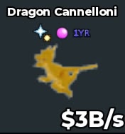 BS13032 Dragon Cannelloni Gold 3B/s