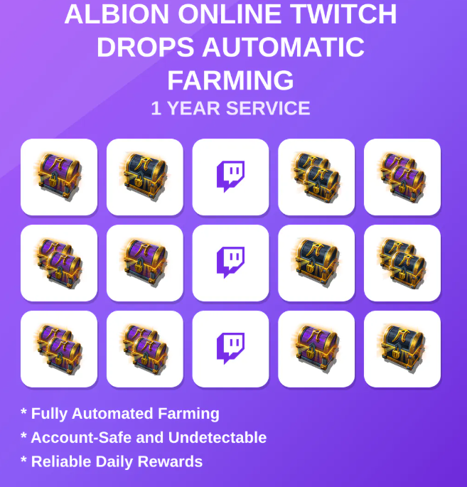 Albion Online Twitch Drops Automatic Farming 1 Year
