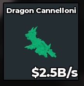 BS13045 Dragon Cannelloni Rainbow 2.5B/s