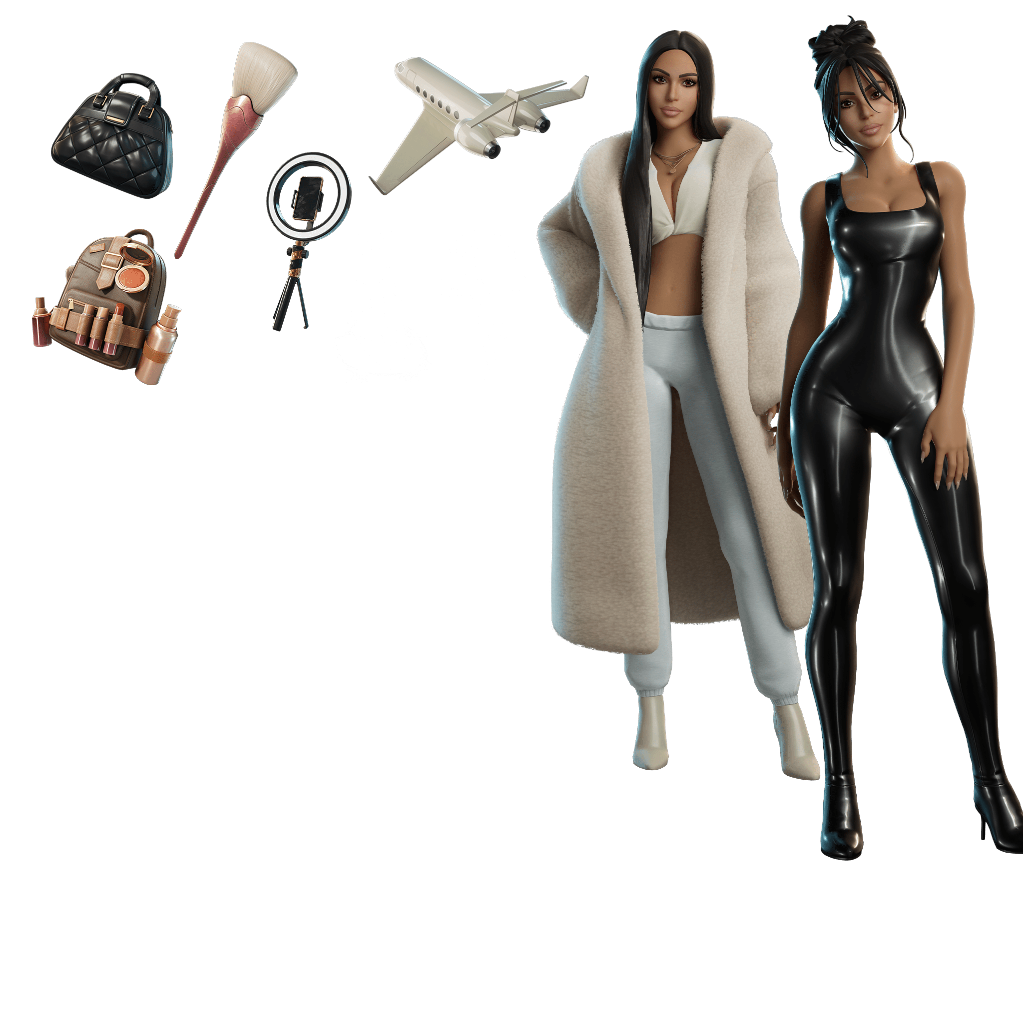 Fortnite Gifting: Kim Kardashian Bundle (3000 V-Bucks) | READ DESCRIPTION