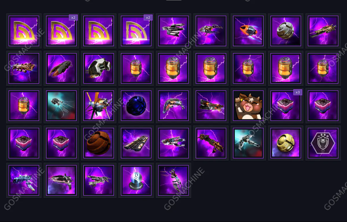 ✅ EVE Online 🌟 Crimson Harvest Drop 1 🔴 45 ITEMS ✅ Twitch Drops 🌟
