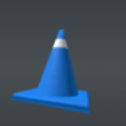 ⚡Blue Traffic Cone⚡【Clean Roblox Limited】