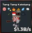 BS13079 Tang Tang Kelentang With Og Trait And Clean Traits Cheapest 1.3B/s