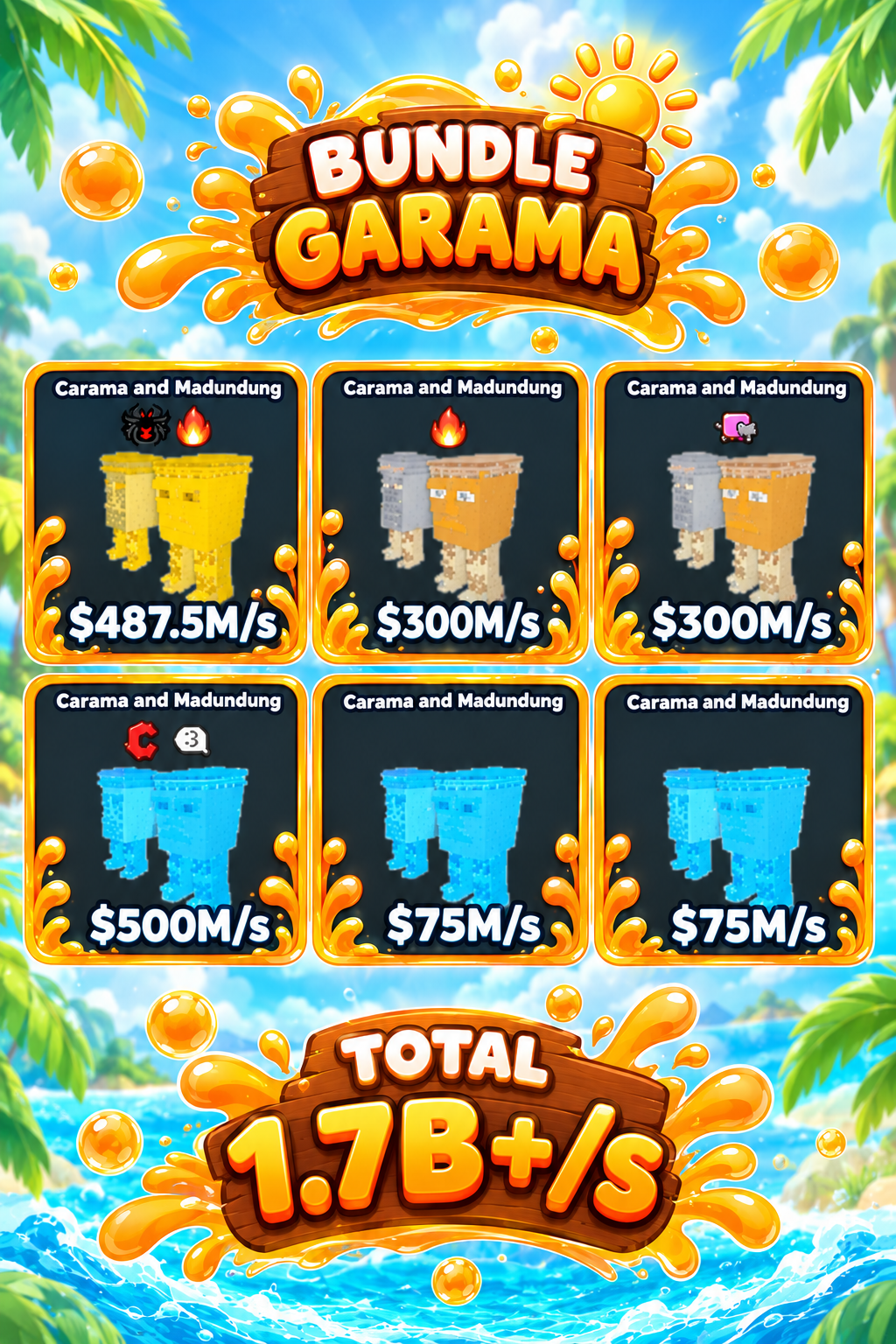 BS13081 Bundles Garama Madundung Total Income 1.7B/s