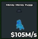 BS13092 Money Money Puggy Diamond 105M/s