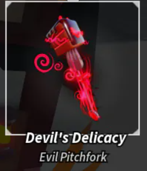 💗DEVIL'S DELICACY | EVIL PITCHFORK ROD SKIN💗