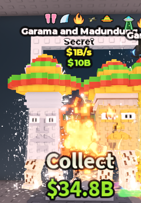 🍔NO TACO🍔 Garama and Madundung 💵 1B/s 💵 Bunny Ears + Shark Fin + Fire + Explosive + Sombrero Traits ⭐ YOU GET THE ONE IN PICTURE ✅ 500+ Orders ✅ TOP SELLER ✅ GamerTagz