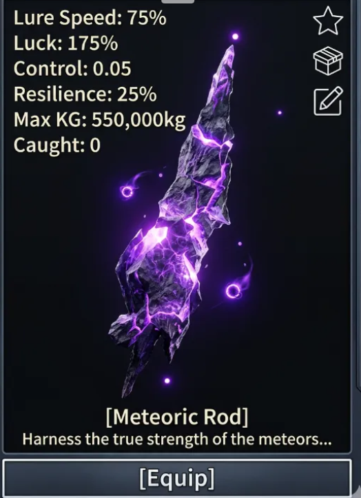 💗METEORIC ROD SET | COMPLETE | READ DESCRIPTION💗