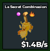 BS13123 La Secret Combinasion Gold 1.4B/s