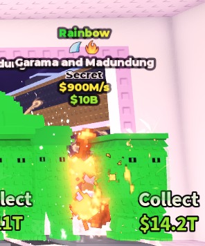 FAST RESPONSE | Rainbow Garama And Madundung $900M/s (Shark Fin Fire Traits) | 1000% SAFE 🔒 #4886