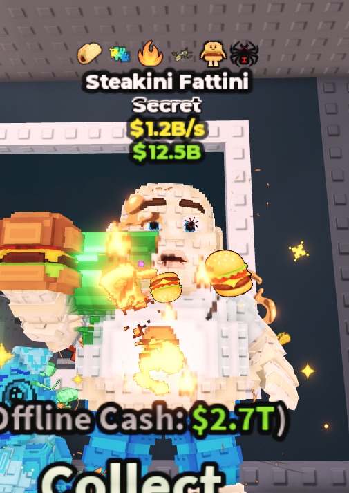FAST RESPONSE | Steakini Fattini $1.2B/s (6 Traits W Burger) | 1000% SAFE 🔒 #4914