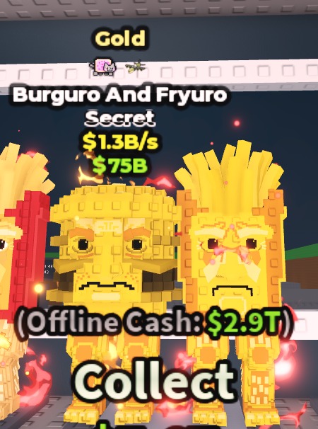 FAST RESPONSE | Gold Burguro And Fryuro $1.3B/s ( Nyan Bombardiro) | 1000% SAFE 🔒 #4916