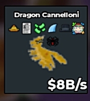 BS13140 Dragon Cannelloni Cool Trait Gold 8B/s