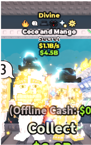 DIVINE COCO AND MANGO 1.1B/S (SUN + 5 TRAITS) – STEAL A BRAINROT – FAST DELIVERY & TRUSTED #U7LK9C