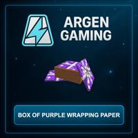 Murder Mystery 2 Box of Purple Wrapping Paper