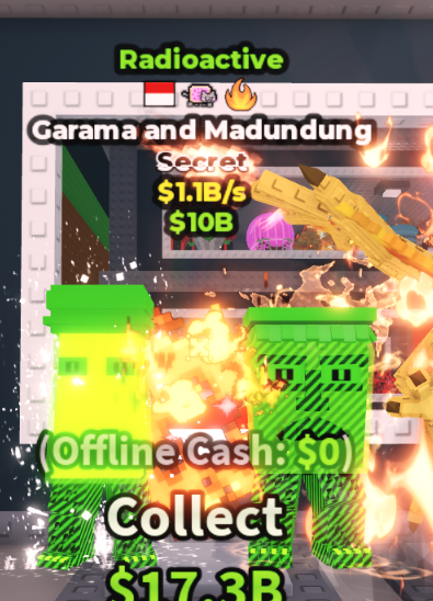 RADIOACTIVE GARAMA AND MADUNDUNG 1.1B/S (FIRE + 2 TRAITS) – STEAL A BRAINROT – FAST DELIVERY & TRUSTED #R6QW2M