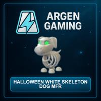 Adopt Me Halloween White Skeleton Dog MFR