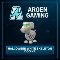 Adopt Me Halloween White Skeleton Dog NR