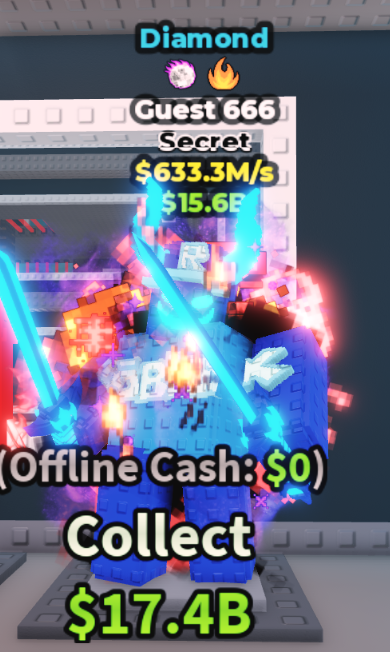 DIAMOND GUEST 666 633.3M/S (GALACTIC + FIRE) – STEAL A BRAINROT – FAST DELIVERY & TRUSTED #V8TK5C