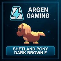 Adopt Me Shetland Pony Dark Brown F