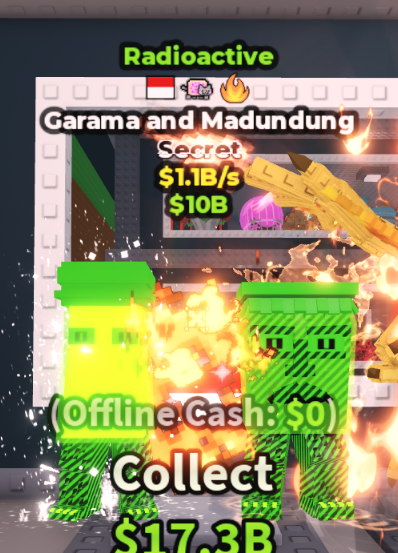 RADIOACTIVE GARAMA AND MADUNDUNG 1.1B/S (FIRE + 2 TRAITS) – STEAL A BRAINROT – FAST DELIVERY & TRUSTED #R6QW2M