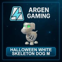 Adopt Me Halloween White Skeleton Dog M