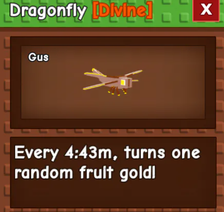 Dragonfly | Random Kg and Age | Fast Delivery (k9)