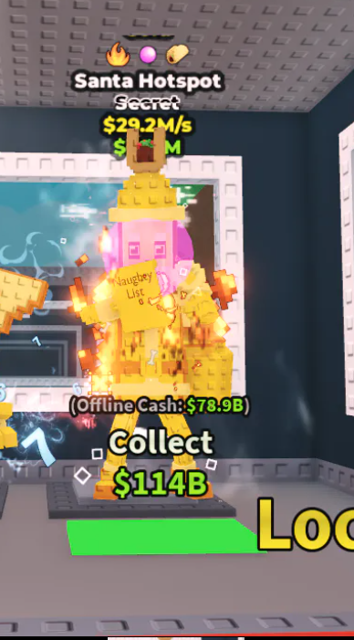 Santa Hotspot | Gold + 3 Trait | Secret | 29.2m/s (K01)
