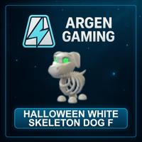 Adopt Me Halloween White Skeleton Dog F