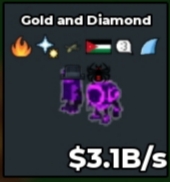 BS13171 Gold and Diamond Galaxy Clean Trait 3.1M/s
