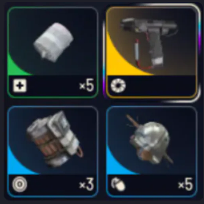 Bundle: 50 Showstopper + 60 Trigger Nades + 100 Herbal Bandages + 15 Snap Hooks 💥 | Fast Delivery 🚀 | ARC Raiders