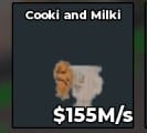 Cooki and Milki 155M/s