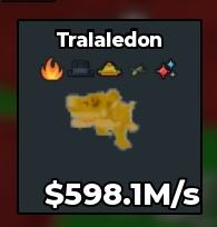 BS13176 Tralaledon Gold With Firework Trait 598.1M/s