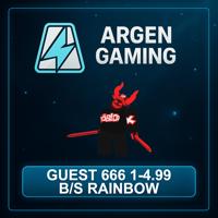 Steal a Brainrot Guest 666 1-4.99 B/s Rainbow