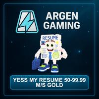 Steal a Brainrot Yess my Resume 50-99.99 M/s Gold