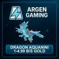 Steal a Brainrot Dragon Aquanini 1-4.99 B/s Gold