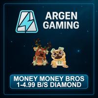 Steal a Brainrot Money Money Bros 1-4.99 B/s Diamond