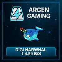 Steal a Brainrot Digi Narwhal 1-4.99 B/s