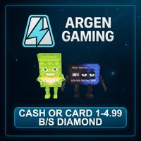 Steal a Brainrot Cash or Card 1-4.99 B/s Diamond