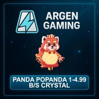 Steal a Brainrot Panda Popanda 1-4.99 B/s Crystal