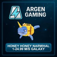 Steal a Brainrot Honey Honey Narwhal 1-24.99 M/s Galaxy