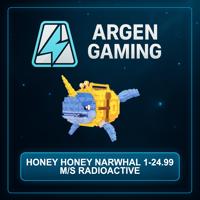Steal a Brainrot Honey Honey Narwhal 1-24.99 M/s Radioactive