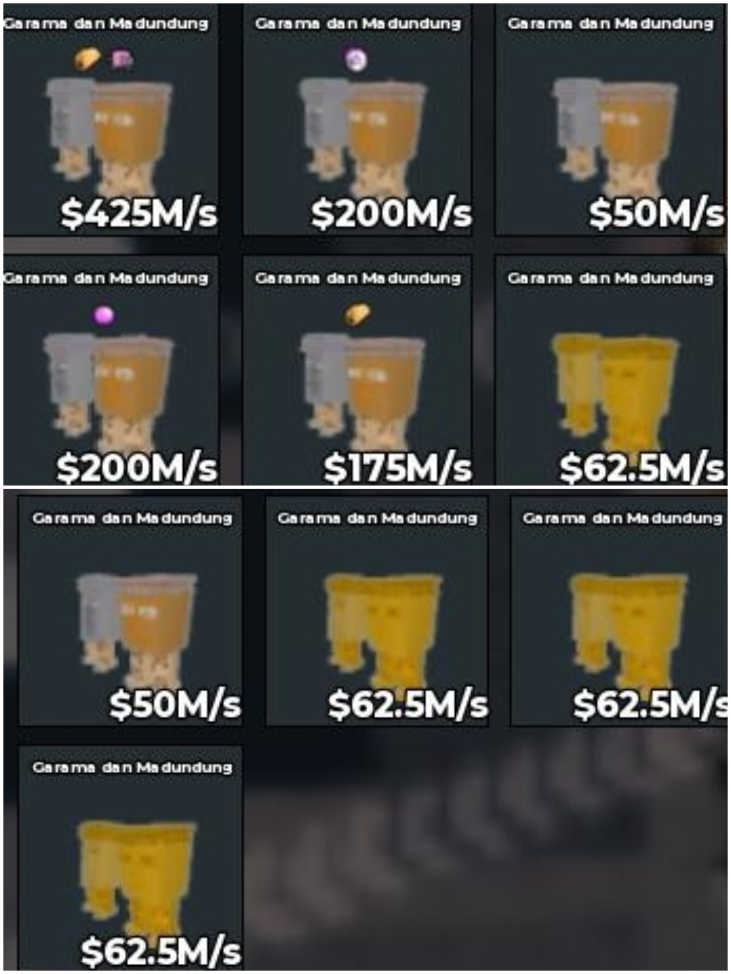 BS13187 Garama and Madundung Bundle 10 Mix Cheap