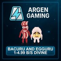 Steal a Brainrot Bacuru and Egguru 1-4.99 B/s Divine